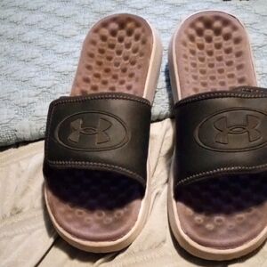 Under Armour Black and Brown Women's Sandals